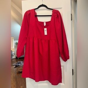 NWT Anthropologie red mini dress